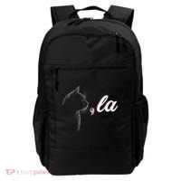 Comma La Patriot Cat Lover For Harris Walz 2024 Cool Gift Backpack thumb 0