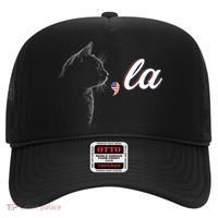Comma La Patriot Cat Lover For Harris Walz 2024 Cool Gift Hat thumb 0