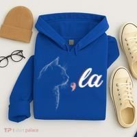 Comma La Patriot Cat Lover For Harris Walz 2024 Cool Gift Hoodie thumb 4