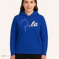 Comma La Patriot Cat Lover For Harris Walz 2024 Cool Gift Hoodie thumb 5