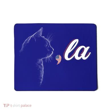 Comma La Patriot Cat Lover For Harris Walz 2024 Cool Gift Mousepad