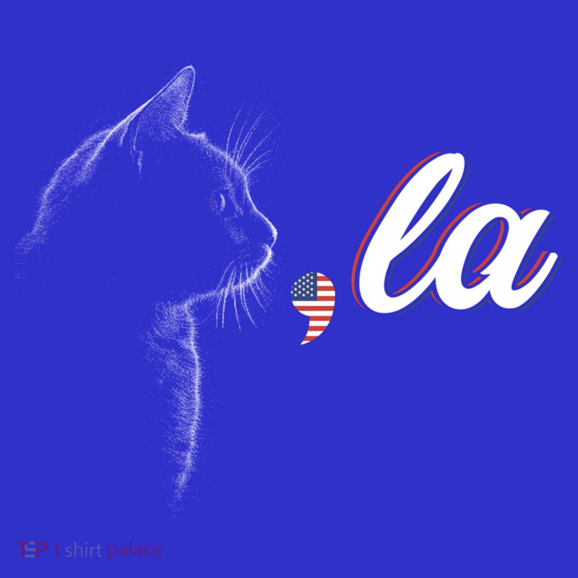 Comma La Patriot Cat Lover For Harris Walz 2024 Cool Gift Mousepad
