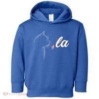 Comma La Patriot Cat Lover For Harris Walz 2024 Cool Gift Toddler Hoodie thumb 0