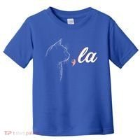 Comma La Patriot Cat Lover For Harris Walz 2024 Cool Gift Toddler T-Shirt thumb 0