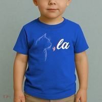 Comma La Patriot Cat Lover For Harris Walz 2024 Cool Gift Toddler T-Shirt thumb 2