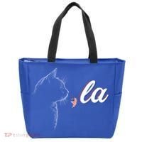 Comma La Patriot Cat Lover For Harris Walz 2024 Cool Gift Tote Bag thumb 0