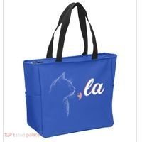 Comma La Patriot Cat Lover For Harris Walz 2024 Cool Gift Tote Bag thumb 2