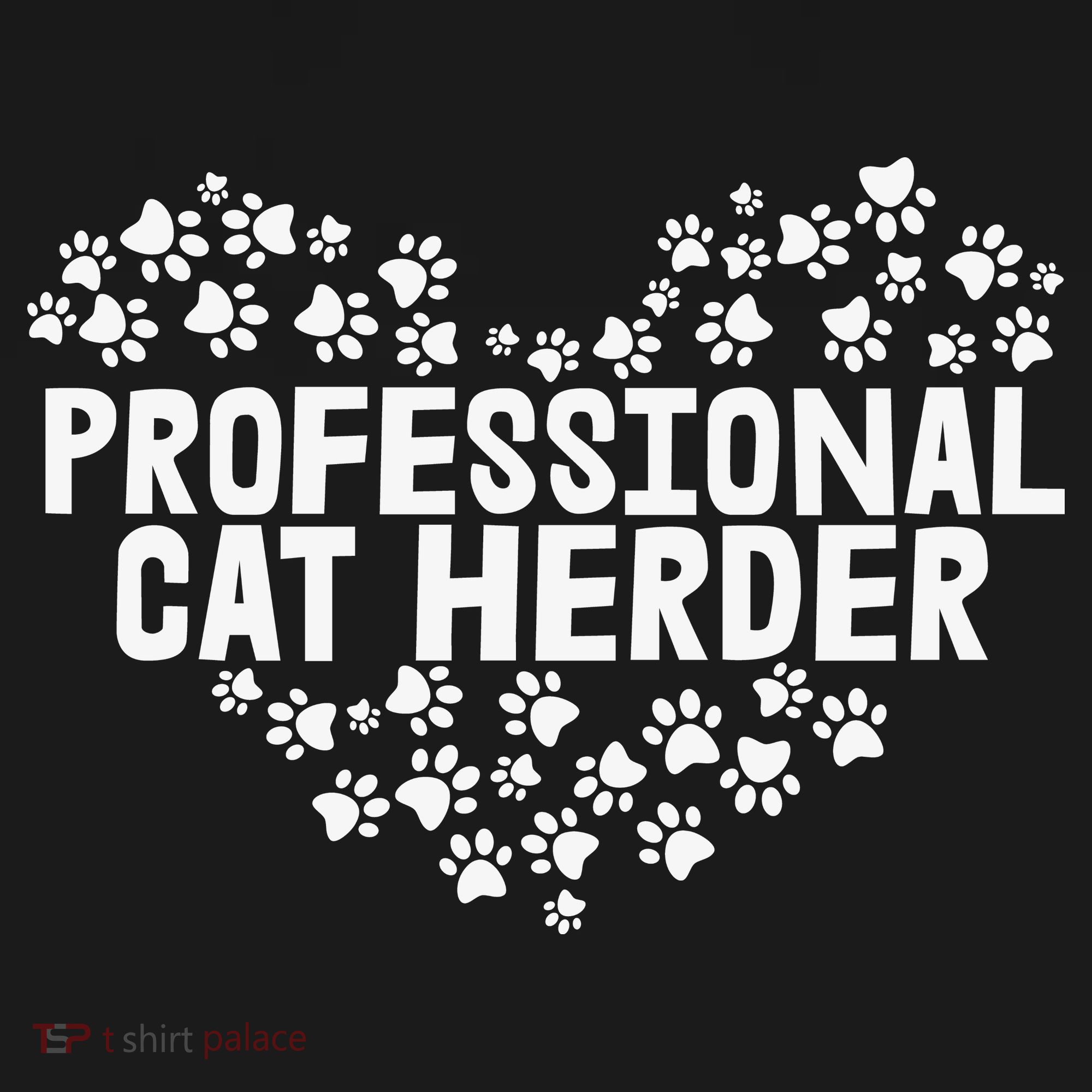 Cat Lover Professional Cat Herder Cat Day Doggie Tank