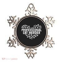 Cat Lover Professional Cat Herder Cat Day Ornament thumb 0