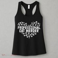 Cat Lover Professional Cat Herder Cat Day Women's Tank Top thumb 3