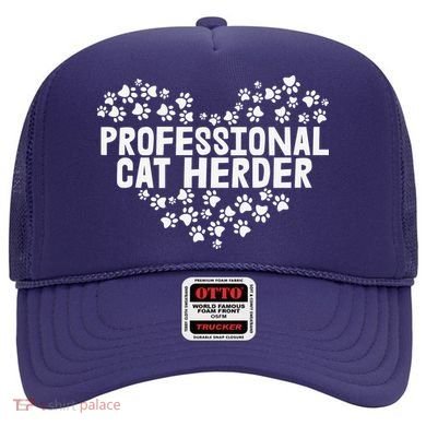 Cat Lover Professional Cat Herder Cat Day Hat