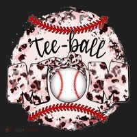 Cute Leopard Print Tee Ball Mom Hat thumb 2