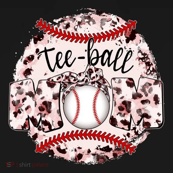 Cute Leopard Print Tee Ball Mom Toddler Hoodie