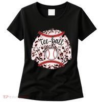 Cute Leopard Print Tee Ball Mom Women's T-Shirt thumb 0