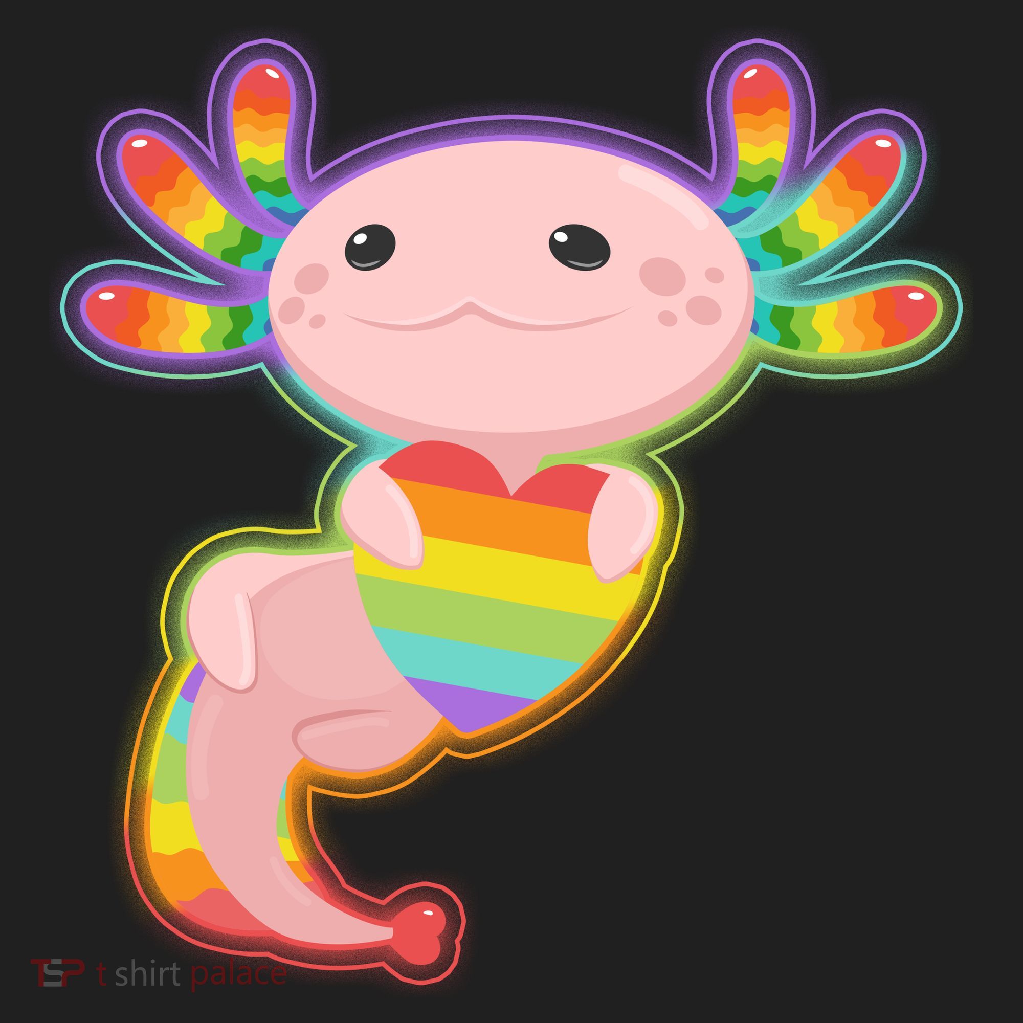 Cute LGBT Pride Axolotl Women's Sweatshirt