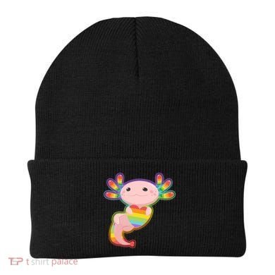 Cute LGBT Pride Axolotl Beanie