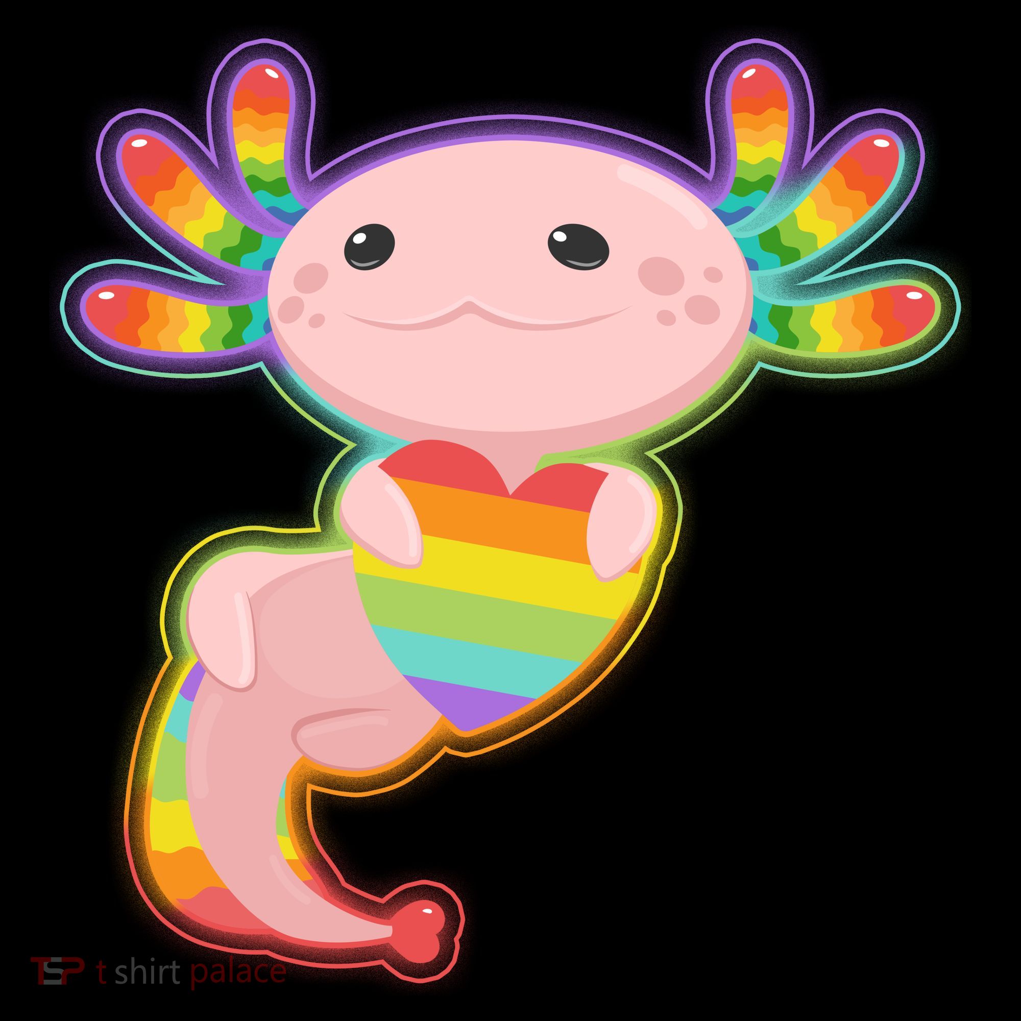 Cute LGBT Pride Axolotl Mousepad