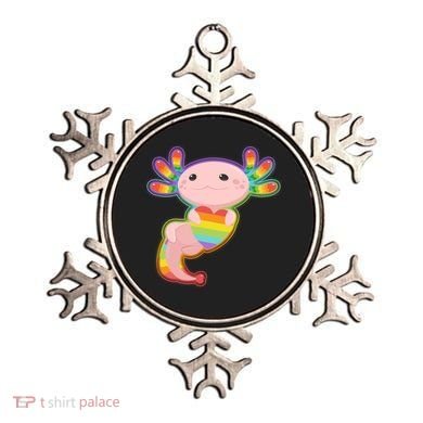 Cute LGBT Pride Axolotl Ornament