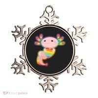Cute LGBT Pride Axolotl Ornament thumb 0