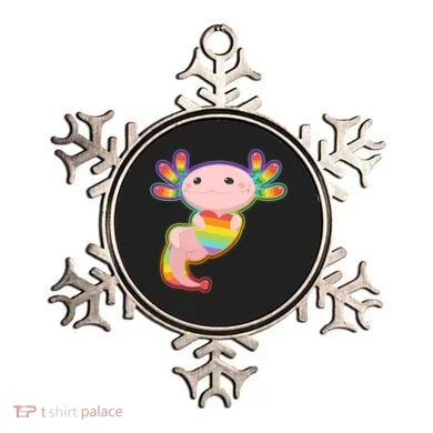 Cute LGBT Pride Axolotl Ornament