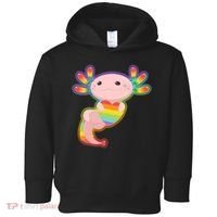 Cute LGBT Pride Axolotl Toddler Hoodie thumb 0