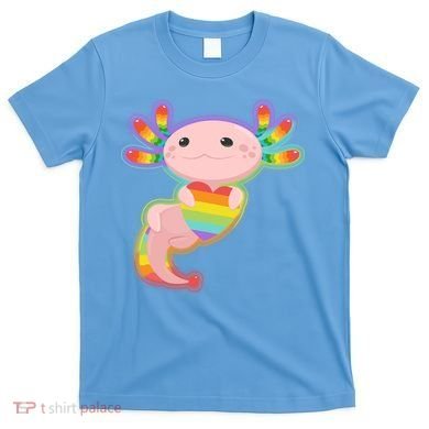 Cute LGBT Pride Axolotl T-Shirt