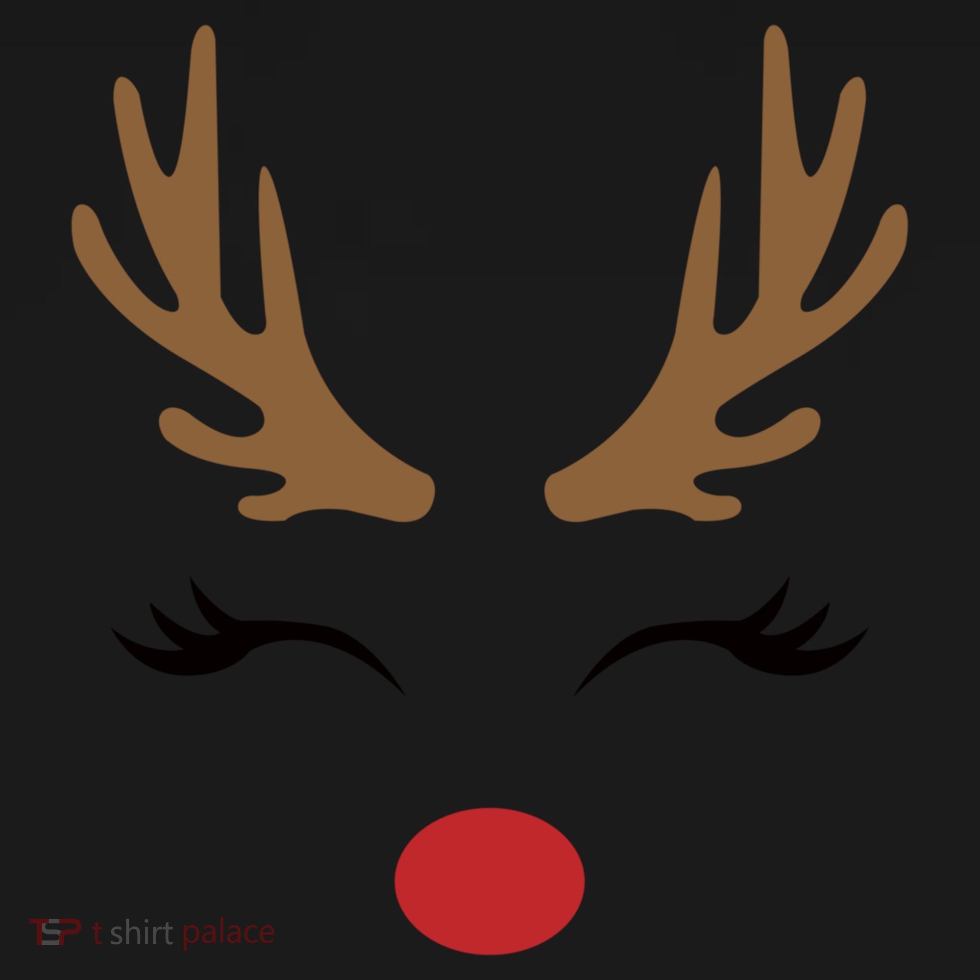 Cute Lady Reindeer Face With Eyelashes And Antlers Gift Novelty Gift Women's Hoodie