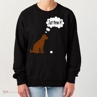 Chocolate Labrador Retriever Funny Lab Dog Women's Sweatshirt thumb 0