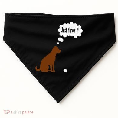 Chocolate Labrador Retriever Funny Lab Dog USA-Made Doggie Bandana