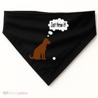 Chocolate Labrador Retriever Funny Lab Dog USA-Made Doggie Bandana thumb 0