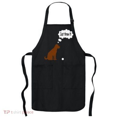 Chocolate Labrador Retriever Funny Lab Dog Apron
