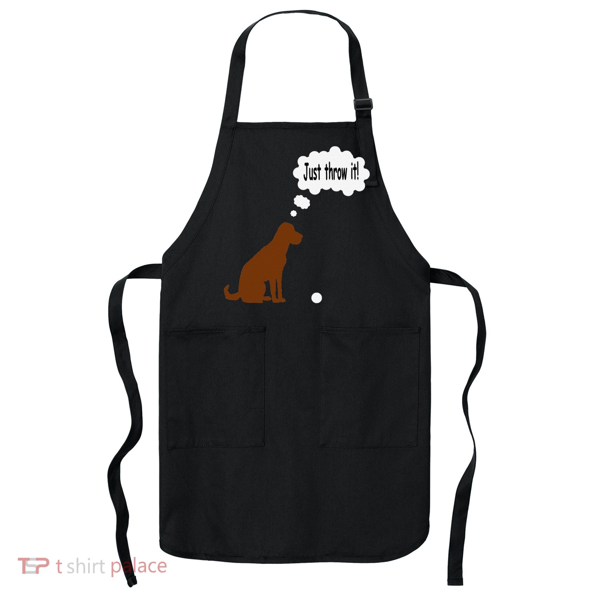 Chocolate Labrador Retriever Funny Lab Dog Apron