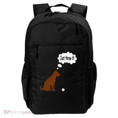 Chocolate Labrador Retriever Funny Lab Dog Backpack
