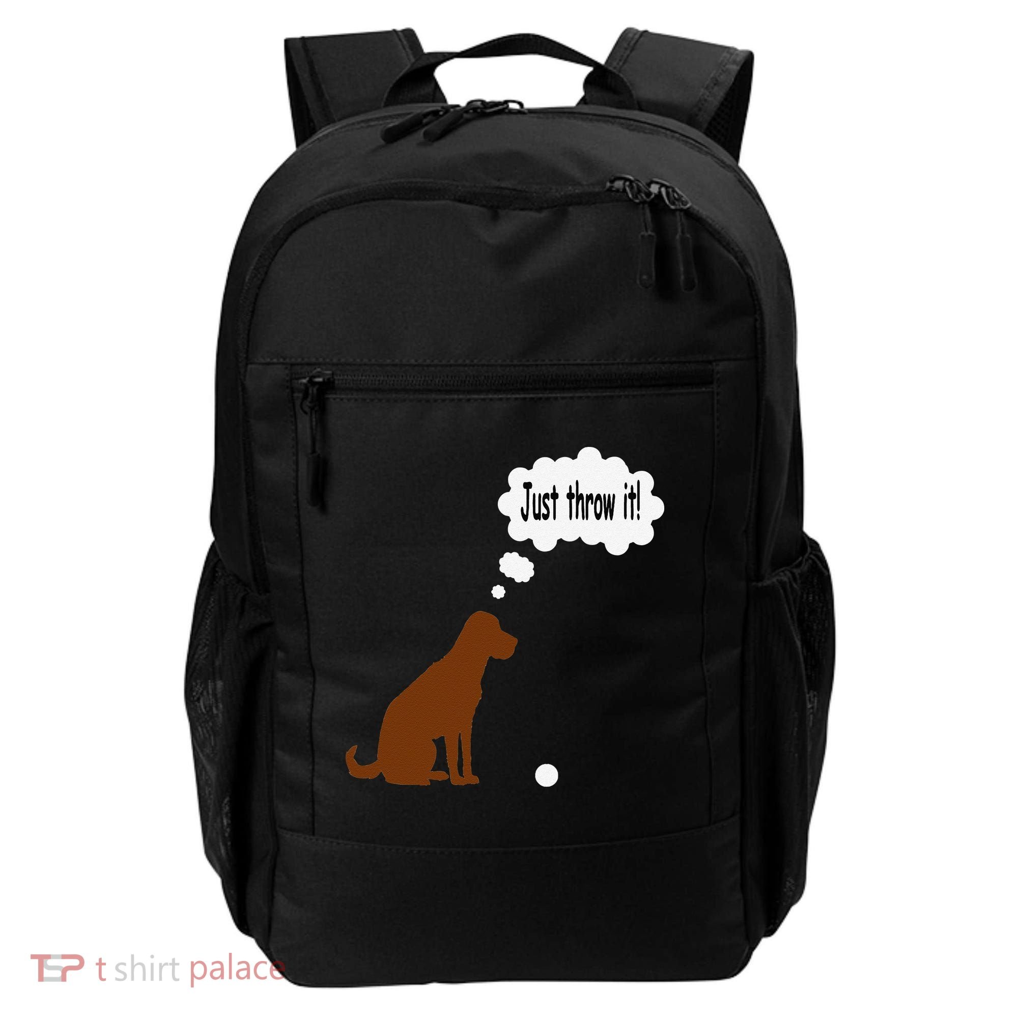 Chocolate Labrador Retriever Funny Lab Dog Backpack