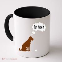 Chocolate Labrador Retriever Funny Lab Dog Coffee Mug thumb 0
