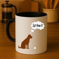 Chocolate Labrador Retriever Funny Lab Dog Coffee Mug thumb 4