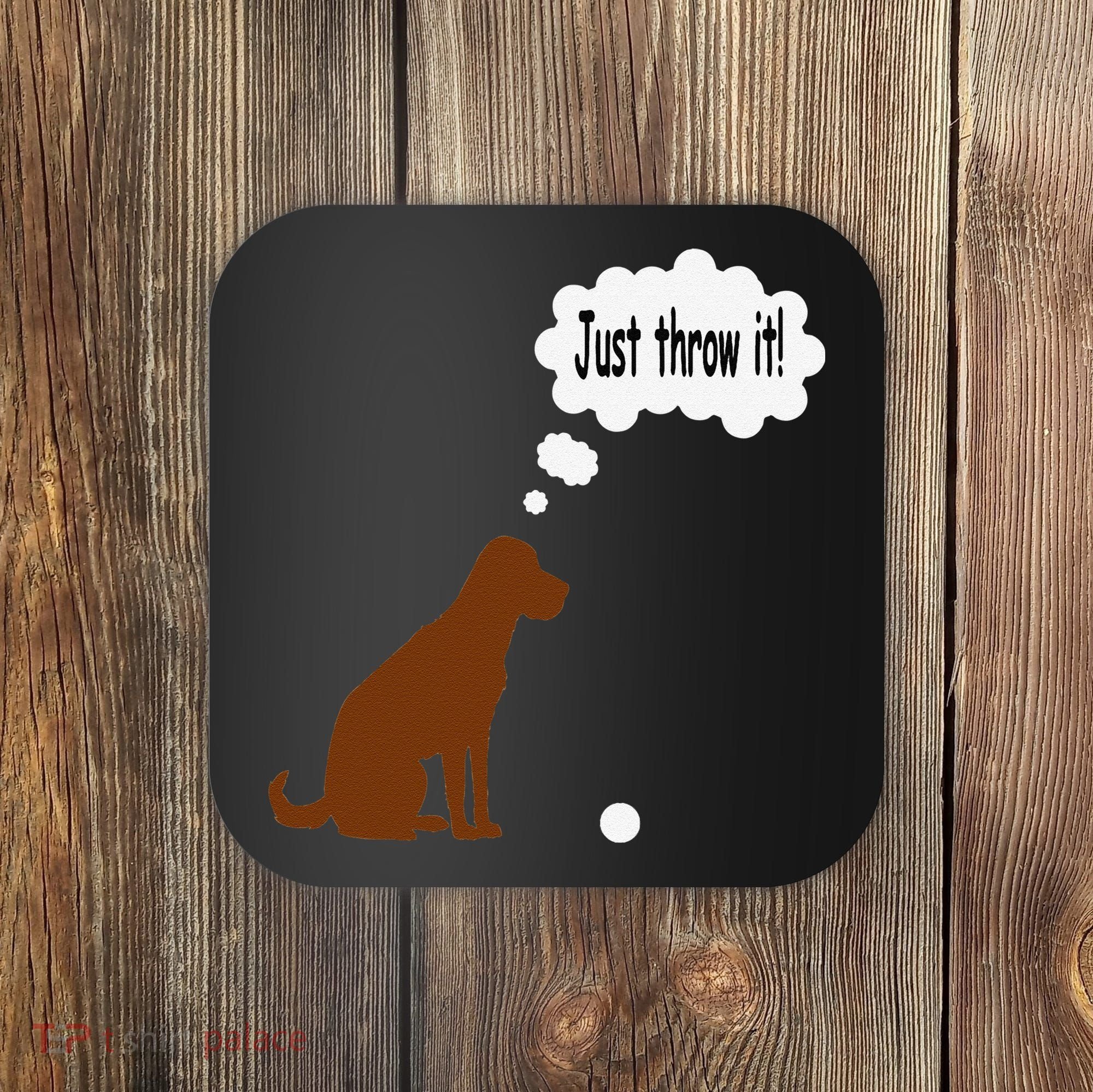 Chocolate Labrador Retriever Funny Lab Dog Coaster