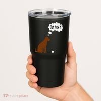 Chocolate Labrador Retriever Funny Lab Dog Tumbler thumb 2