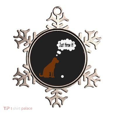 Chocolate Labrador Retriever Funny Lab Dog Ornament