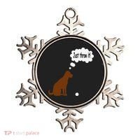 Chocolate Labrador Retriever Funny Lab Dog Ornament thumb 0