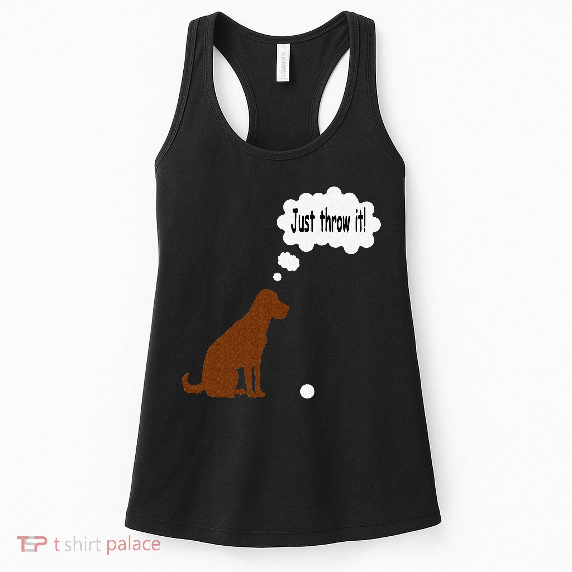 Chocolate Labrador Retriever Funny Lab Dog Women's Tank Top