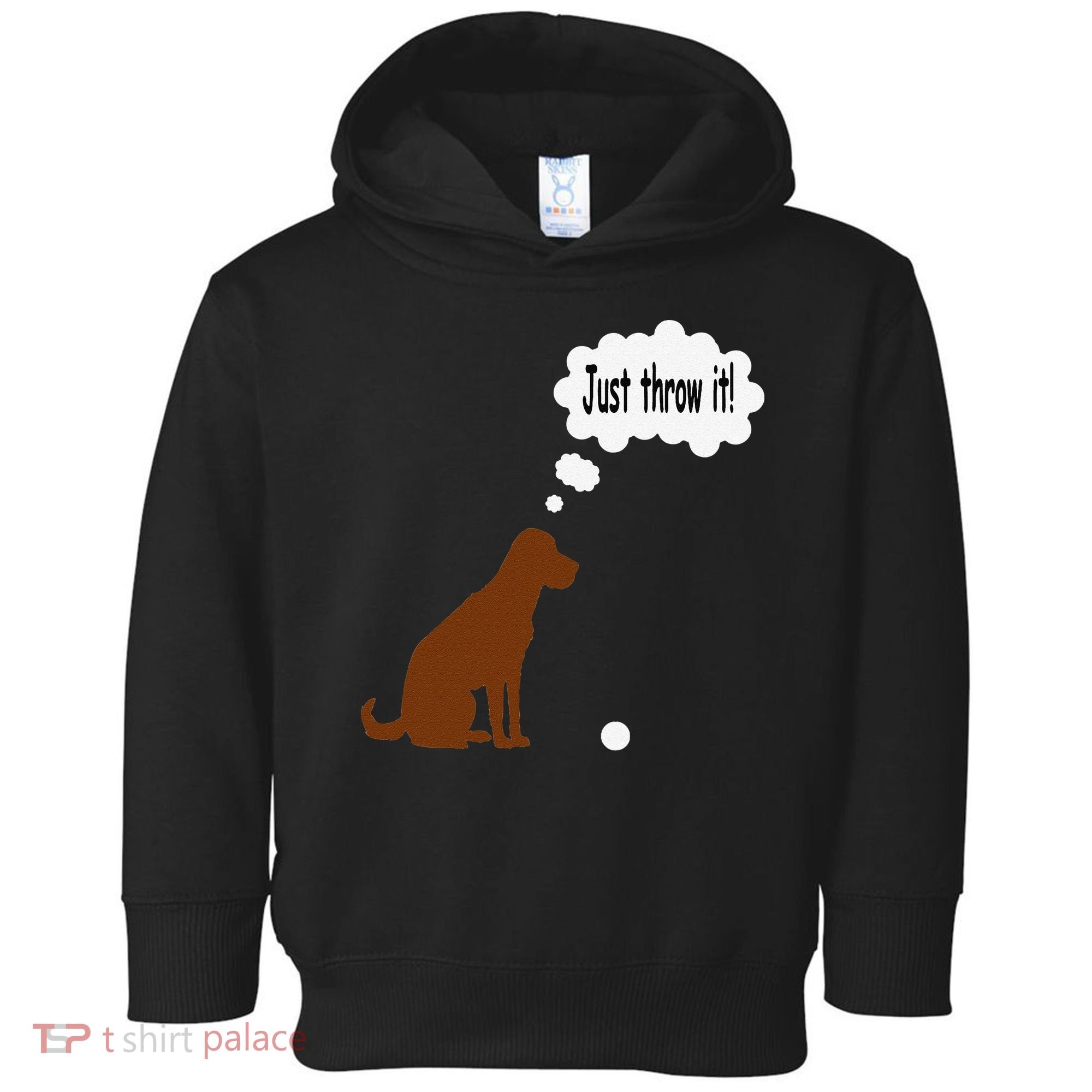 Chocolate Labrador Retriever Funny Lab Dog Toddler Hoodie