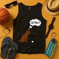 Chocolate Labrador Retriever Funny Lab Dog Tank Top thumb 4