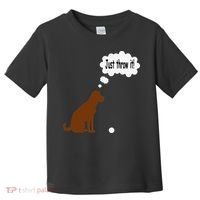 Chocolate Labrador Retriever Funny Lab Dog Toddler T-Shirt thumb 0
