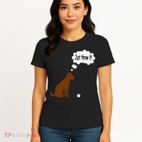 Chocolate Labrador Retriever Funny Lab Dog Women's T-Shirt thumb 4