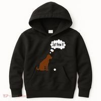 Chocolate Labrador Retriever Funny Lab Dog Kids Hoodie thumb 0