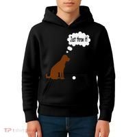 Chocolate Labrador Retriever Funny Lab Dog Kids Hoodie thumb 4
