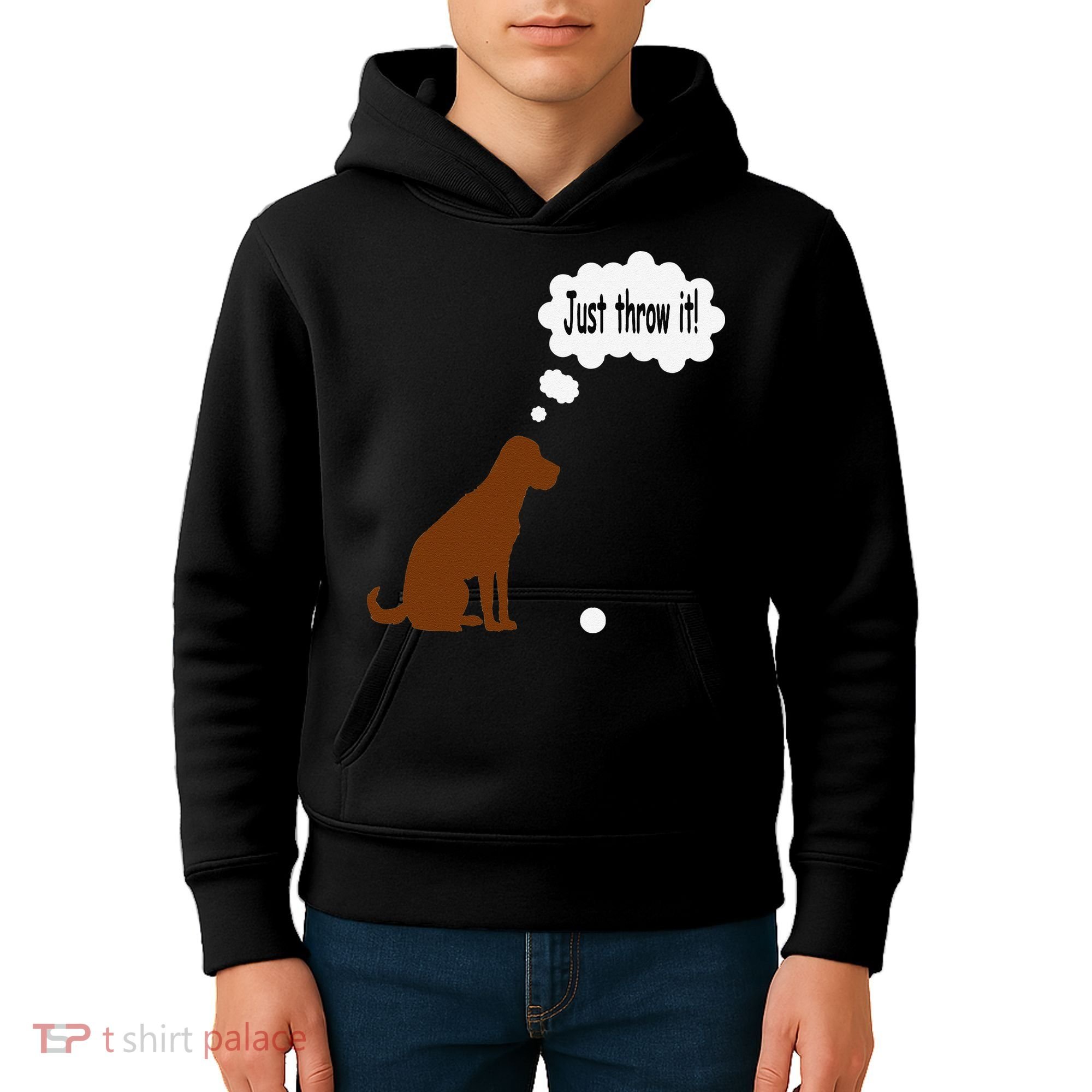 Chocolate Labrador Retriever Funny Lab Dog Kids Hoodie