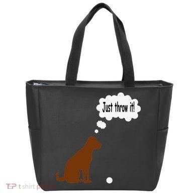 Chocolate Labrador Retriever Funny Lab Dog Tote Bag