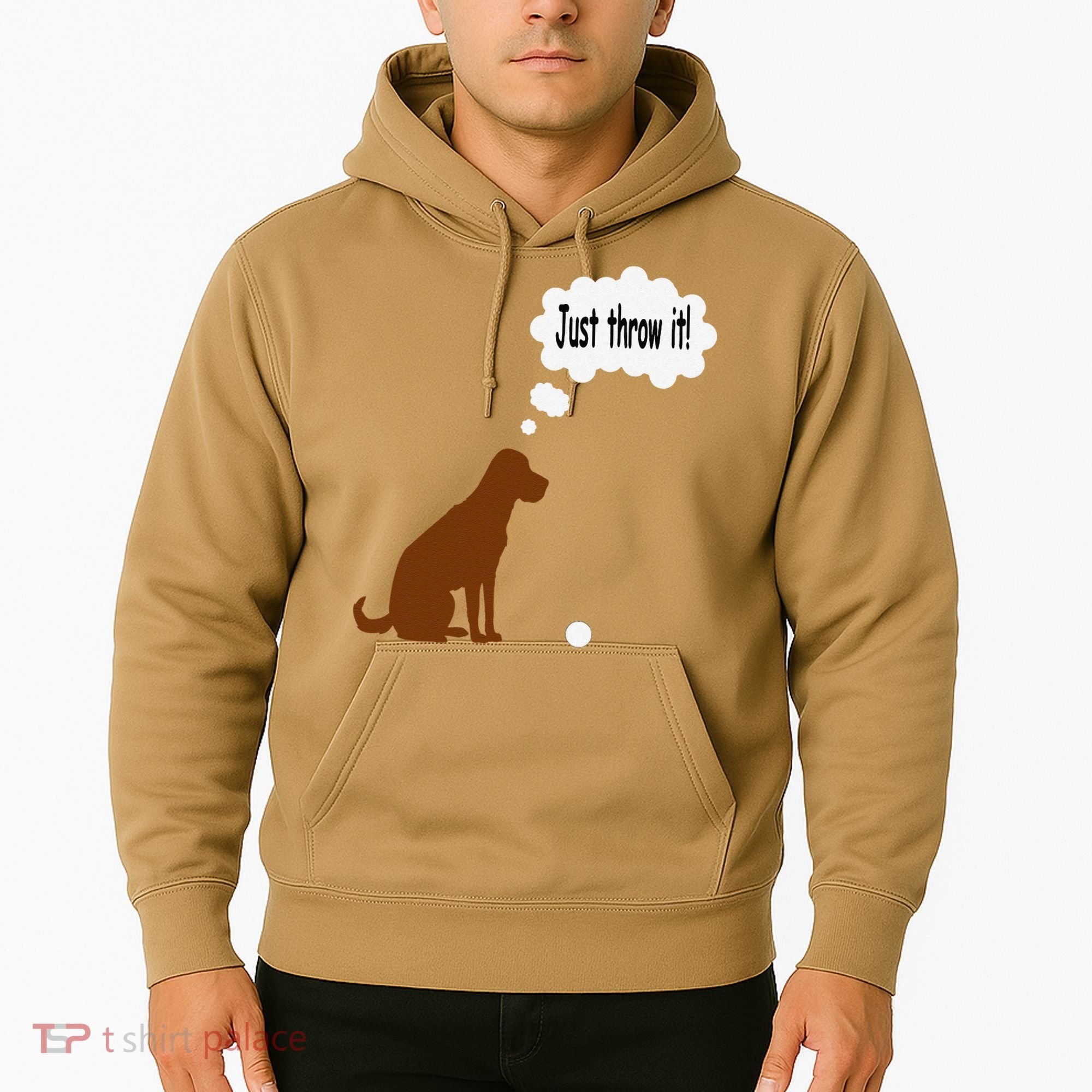 Chocolate Labrador Retriever Funny Lab Dog Hoodie